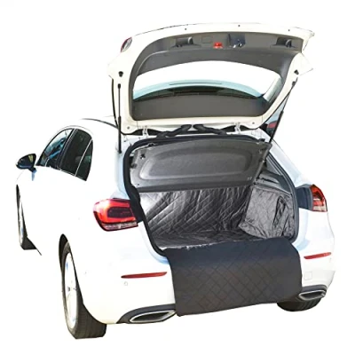 Image of UK Custom Covers QBL658 Tailored Waterproof Quilted Boot Liner Mat Black To Fit Mercedes A Class 2018 Onwards