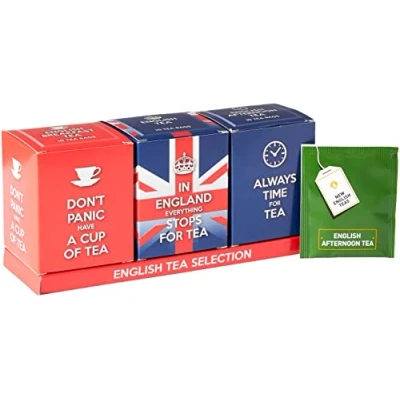 Image of New English Teas Slogans Teabag Box Gift Set, contains 30 teabags