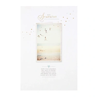 Image of Hallmark 25489528 Medium &quot;Thinking of You&quot; Sympathy Card [Old Model]