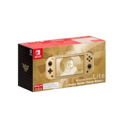 Image of Nintendo Switch Lite: Hyrule Edition + 12 Months NSO