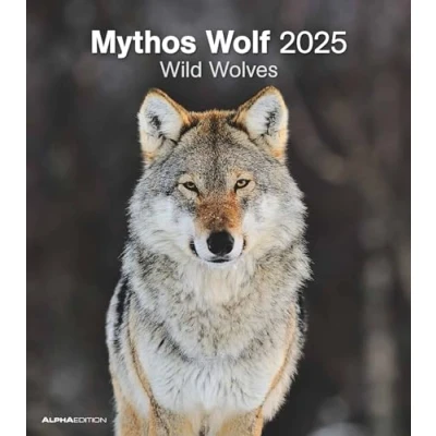 Image of Mythos Wolf 2025 Foto Kalender Wand 30x34: Wild Wolves