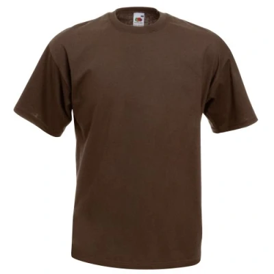 Image of Fruit of the Loom Men&#039;s Short Sleeved T Shirt Grey Medium