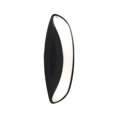 Image of Pasion Wall Lamp 2 Light E27, Gloss Black/Polished Chrome