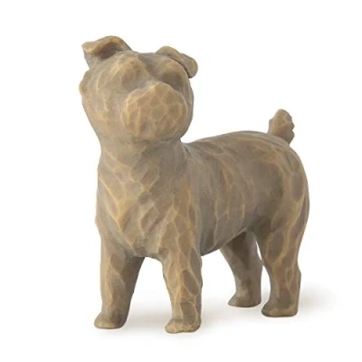 Image of Willow Tree Love My Dog Small Standing Figurine