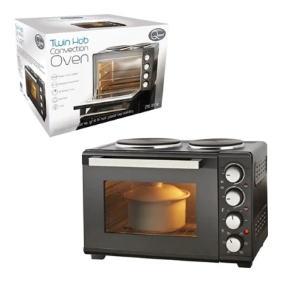 Image of Quest 26 Litre Twin Hob Convection Oven