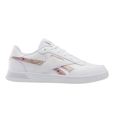 Image of Reebok Women&#039;s Court Advance Sneakers, White Peaglo, 5 UK