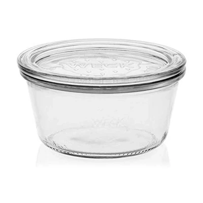 Image of SET OF SIX 290ml Weck Jars. German Made Classic Design. Model 740
