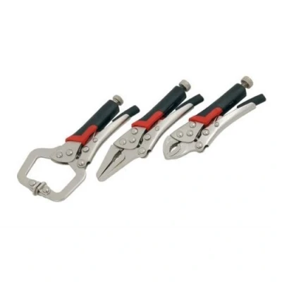 Image of 3 PIECE MINI LOCKING MOLE GRIP PLIERS