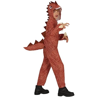 Image of FIESTAS GUIRCA Dinosaur Boys Fancy Dress Costume Brown Kids Costumes 3 4 years