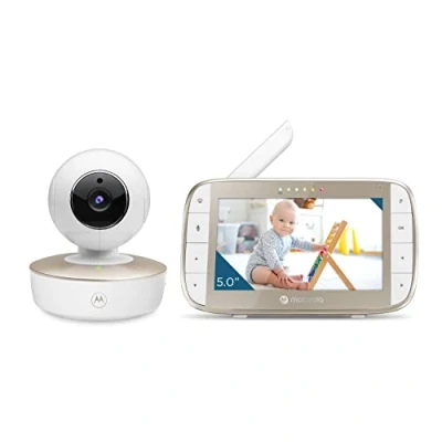 Image of Motorola Nursery VM50G Baby Monitor with Camera, 5 Color Screen, Night Vision, Digital Zoom, Two Way Talk, Temperature Sensor, High Sensitivity Microphone