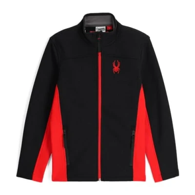 Image of Spyder, Boy&#039;s, BANDIT JACKET, Black, M