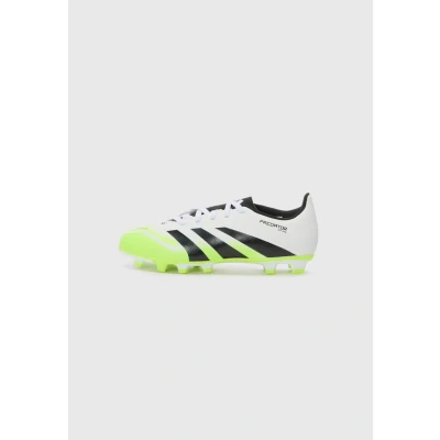 Image of adidas Predator Club Firm Multi Ground Football Boots Kids, Cloud White/Core Black/Lucid Lemon, 3 UK Child