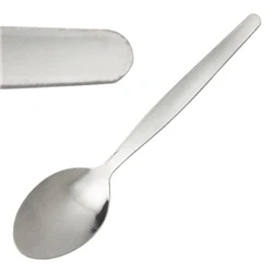 Image of Olympia Kelso Stainless Steel Coffee Spoon, Pack of 12, Size: 115(L)mm, Beverage Tea Spoon Cutlery for Canteen Café Restaurant Bar and Home Use CB316