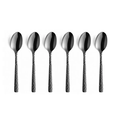 Image of Amefa Felicity 6 Coffee Spoons Black