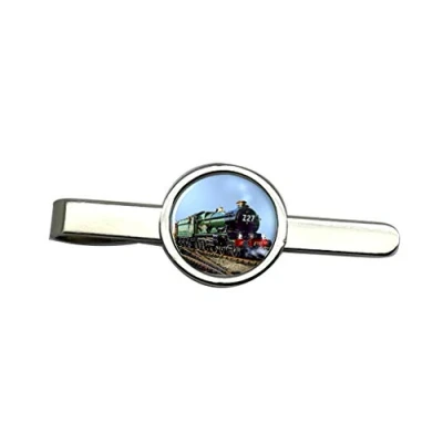 Image of GWR Castle Class Steam Train Tie Clip
