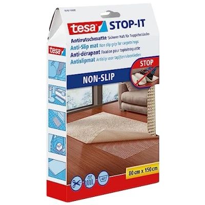 Image of tesa 56167 1.5m x 80cm Non Slip Grip for Mats &amp; Carpets