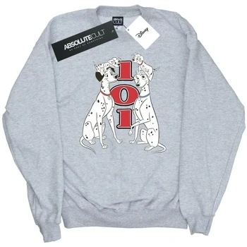 Image of Disney Women&#039;s 101 Dalmatians Family Sweatshirt Black Large