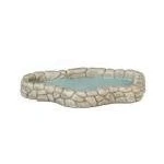 Image of Melody Jane Dolls Houses Grey Stone Garden Pond Miniature 1:12 Scale Accessory