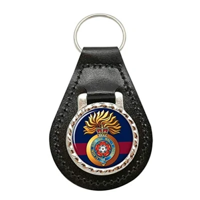 Image of Royal Fusiliers (City of London Regiment), British Army Leather Key Fob