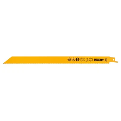 Image of DeWalt DT2355QZ 305mm Reciprocating Blade Bi Metal Metal, Rubber and Fibreglass