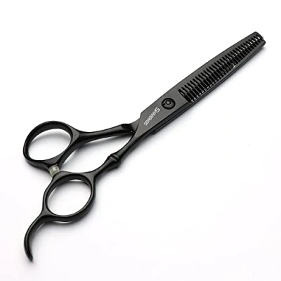 Image of 6/7 inch Professional Hair Clipper Set, Stainless Steel Sharp Clippers, Specialized for Hairdressers (6 thinning Scissors)