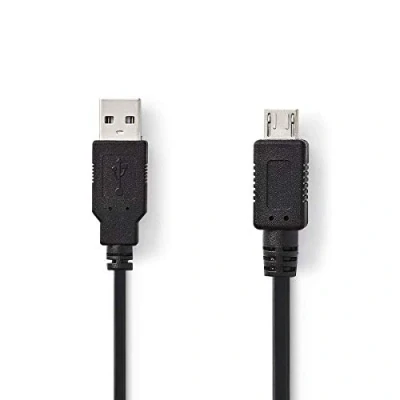 Image of Nedis USB 2.0 Cable A Male Micro m Black