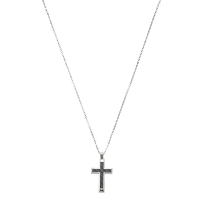 Image of Emporio Armani Necklace silvercoloured, Men&#039;s, Size: One Size, Silver coloured