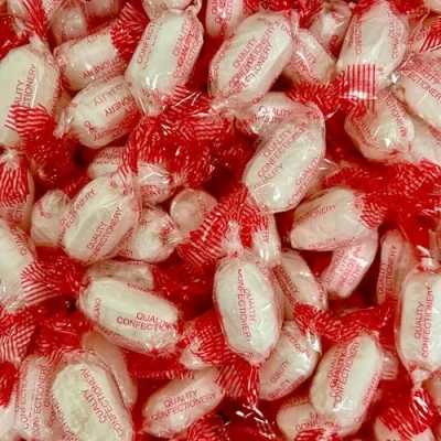 Image of Old English Mints (Wrapped) 700g Re Sealable Pouch by The Gourmet Sweet Company