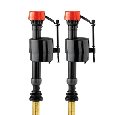 Image of Fluidmaster Pro Series Bottom Entry Adjustable Brass Shank Fill Valve 12.7mm Pro45Btwin