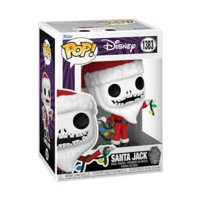 Image of Funko Pop! Disney: the Night Before Christmas 30th Santa Jack Skellington Nightmare Collectable Vinyl Figure Gift Idea Official Merchandise Movies Fans