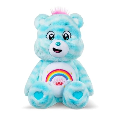 Image of Care Bears 35cm Medium Plush Sweet Serenity Bear (Eco Friendly) Soft Cuddly Toy for Kids &amp; Collectors