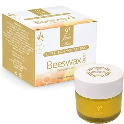 Image of Beeswax Body Moisturiser for Dry Skin Multipurpose care Great Hand, Cuticle, Foot Cream Lotion, Lip Balm, Antifungal Nail Treatment Relief Itchy, Cracked, Sensitive, Irritated 50ml