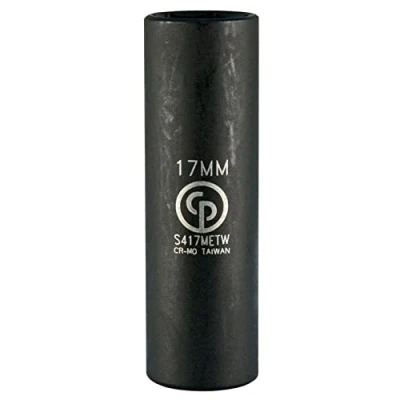 Image of Chicago Pneumatic S417MTW 1/2 Inch Square Drive, 17 mm, Extra Thin Wall, Deep, 6 Point, Impact Socket
