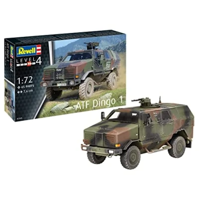Image of Revell 03345 ATF Dingo 1:72 Scale Model Kit, Multicoloured