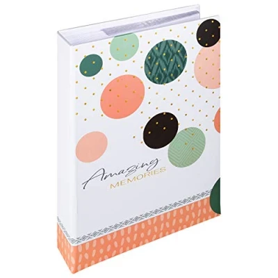 Image of walther Design Photo Album Salmon Pink 300 Photos 10 x 15 cm Memo Slip in Amazing Memories ME 488 R