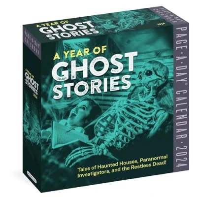 Image of Year of Ghost Stories Page A Day Calendar 2024: Tales Haunted Houses, Paranormal Investigators, and the Restless Dead