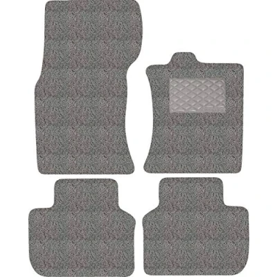 Image of Nicoman Spaghetti All Weather Fully Tailored Car mats Fit【2016 2019 XF Saloon/Estate X260 】(Full Set 4 Piece,Grey)