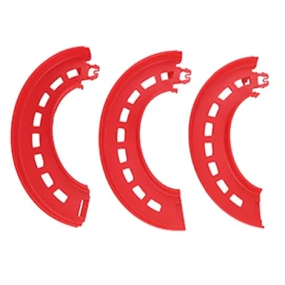 Image of Replacement Parts for Fisher Price Little People Take Turns Skyway Playset FHG51 Large, Red Curve Tracks Curves 6 7, 7 8 and 19 20