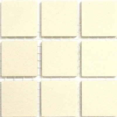 Image of 20mm Unglazed Porcelain Mosaic Tiles White