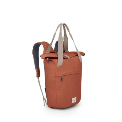 Image of Osprey Arcane Tote Pack Everyday Use Durable Recycled Fabric Porcelain Orange Heather O/S