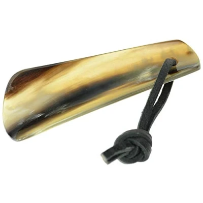 Image of Dasco 4&quot;/ 10cm long Flat Handcrafted Real Horn Shoe