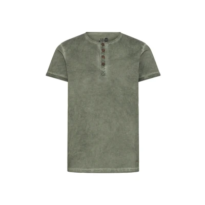 Image of Solid Sdtihn Basic Tshirt, Men&#039;s, Size: Medium, Olive