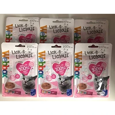 Image of Webbox Lick e licious Rich in Salmon (Pack of 6)