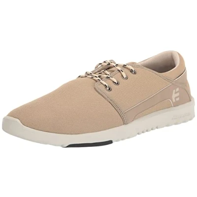 Image of Etnies Men&#039;s Scout Sneaker, TAN/Black/Grey, 4.5 UK