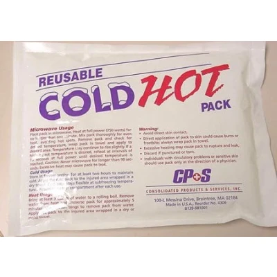 Image of Rapid Relief Deluxe HOT/Cold Gel Compress with Contour 11&quot;X 10&quot; White 11&quot;