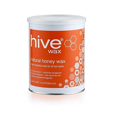 Image of Hive Of Beauty 800g Natural Honey Wax For All Hair Types With Easy Application (HOB1053 Wax)