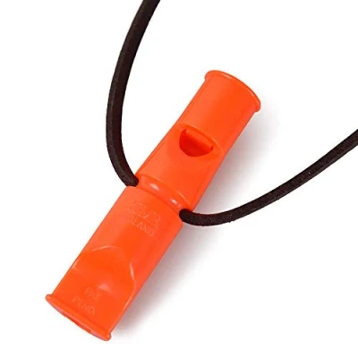 Image of acme Double Tone Pipe No. 640/641 with free leather whistle strap