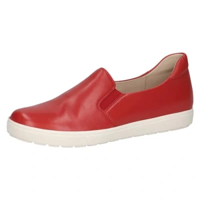Image of CAPRICE Women&#039;s 9 24662 42 Loafer Flat, Red Soft Nappa, 5 UK