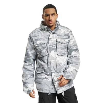 Image of Brandit Men&#039;s M65 Giant Jacket, blizzard camo, L
