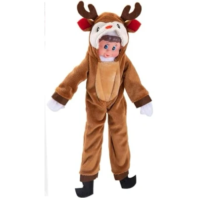 Image of Quickdraw Naughty Christmas Elf Costumes and Clothes for Cheeky Badly Behaved Elves (Reindeer Outfit)